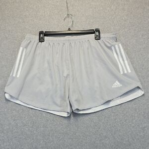 Adidas NWT Condivo20 Soccer Shorts Women’s XL Team Light Grey/White